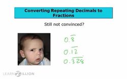 Converting Repeating Decimals into Fractions: Proving Rationality Instructional Video