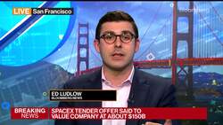 SpaceX Tender Offer Said to Value Company at About $150B News Clip