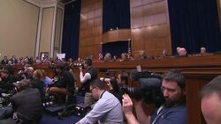 Cutaways of former Trump lawyer Michael Cohen in Congress News Clip