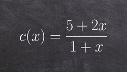 Find the x and y intercepts of a rational function Instructional Video