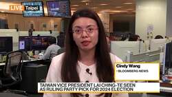 Taiwan's Vice President Seen as Ruling Party Pick in 2024 News Clip