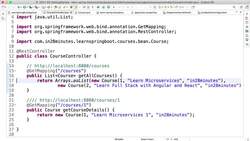 Java Programming for Complete Beginners - Java 16 - Step 01 - Getting Started - Simple REST API with Spring Boot and Spring Data JPA Instructional Video