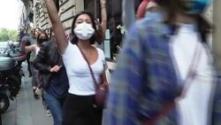 CLEAN : Feminists protest at Darmanin's appointment as France's interior minister News Clip