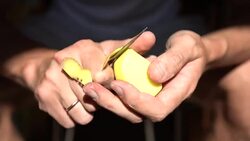 Peeling a potato Stock Footage