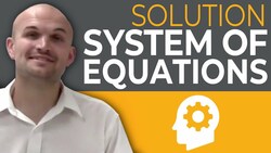 What is the solution to the system of equations Instructional Video