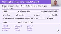 Planning the duel scene Instructional Video