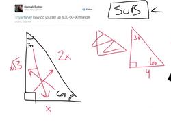 30 60 90 Triangles CHEAT CODE SHORTCUT Instructional Video
