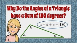 Proving Why the Angles of a Triangle Have a Sum of 180 Degrees Instructional Video