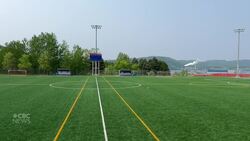 Corner Brook soccer players are lacing up their cleats on a brand new soccer pitch News Clip