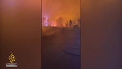 Syria wildfires: Civil defence teams battle blazes in Latakia and Hama News Clip