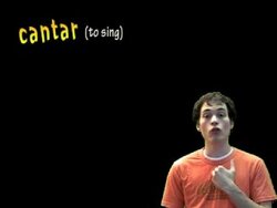 01020 Spanish Lesson - Present Tense - AR verbs: tú form Instructional Video