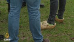 Thousands protest against Dutch COVID restrictions News Clip