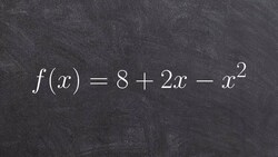 Identifying the vertex and axis of symmetry by completing the square Instructional Video