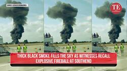Southend HORROR: Beech B200 Explodes Into Fireball After Takeoff | Panic & Rescue Rush News Clip