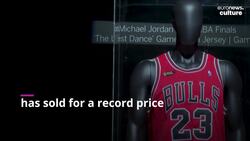 Michael Jordan's 'Last Dance' jersey sells for a record $10.1m at auction News Clip
