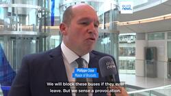 Brussels mayor vows to block migrant buses if Hungary follows up on threats News Clip