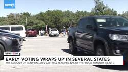 Early Voting Wraps Up In Several States With Vast Turnouts Reported News Clip