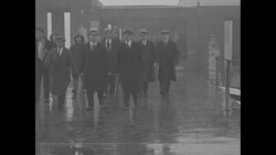 Men with guns in Stateville Correctional Center after 1931 inmate riot News Clip