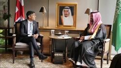 Rishi Sunak meeting with Saudi official News Clip