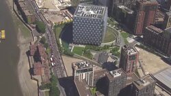 Aerials of crowds at a Black Lives Matter protest in London News Clip