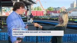 Luna Park kicks off Memorial Day weekend with new go-kart attraction 'Electric Eden Raceway' News Clip