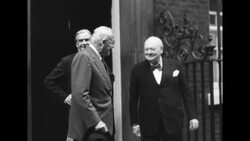 Various scenes in US and other countries during first term of Pres. Dwight Eisenhower compiled before presidential election of 1956 News Clip