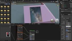 Mastering the Art of Isometric Room Design in Blender 3 - Working with Window Transparency Instructional Video