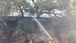 Firefighters battle N. Calif. wine country blaze Instructional Video