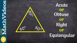 Learn how to classify a triangle based on the number of sides ex 1 Instructional Video