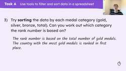 Sorting and searching data Instructional Video