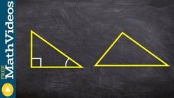 How does an oblique triangle compare to a right triangle Instructional Video