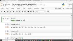 Data Science and Machine Learning (Theory and Projects) A to Z - Python for Data Science: NumPy Pandas and Matplotlib (Part 1) Instructional Video