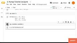 Data Science Prerequisites - Numpy, Matplotlib, and Pandas in Python - Generating Data Instructional Video