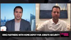 Amazon's Ring CEO on Home Depot Jobsite Security Partnership, Virtual Security Guard News Clip