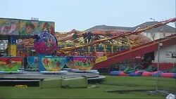 Storm Ali hits UK and Ireland: Two people killed Stock Footage