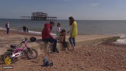 In the UK, popular beaches are still mostly empty News Clip