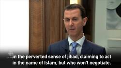 Assad: 'These peaceful rebel forces don't exist' News Clip