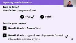 Developing reading preferences in Year 4 by exploring a range of forms Instructional Video