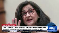 The president of Columbia University has resigned, effective immediately News Clip