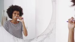 Cleanliness starts in the morning Stock Footage