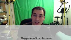 How to say "Beggars can't be choosers!" in Spanish (Día 120) Instructional Video