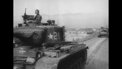 During Korean War, US ground forces are organized for efficiency into regiments in their fight against Communist forces in South Korea News Clip