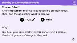 Documenting the creative journey Instructional Video
