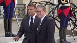 Sir Keir Starmer arrives at Elysee Palace for meeting with French President Emmanuel Macron News Clip