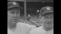 Retired players at Old-Timers' Day baseball game in Yankee Stadium in New York City News Clip