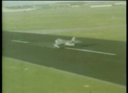 The Hawker Hunter jet; rare footage of the Black Arrows in the 1970s Stock Footage