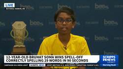 Bruhat Soma joins Morning Rush after being crowned the 2024 Scripps National Spelling Bee champion News Clip