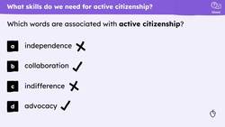 What can we do as active citizens to improve our community? Instructional Video