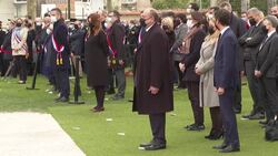 CLEAN : France pays national tribute to policewoman slain by suspected radical News Clip