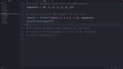 Intro To Python Programming - Filters Instructional Video